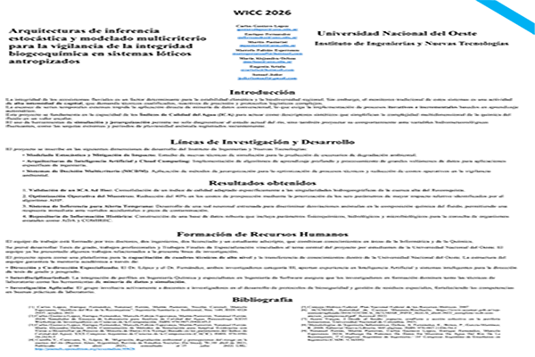 Arquitecturas de Inferencia Eestocástica y Modelado Multicriterio